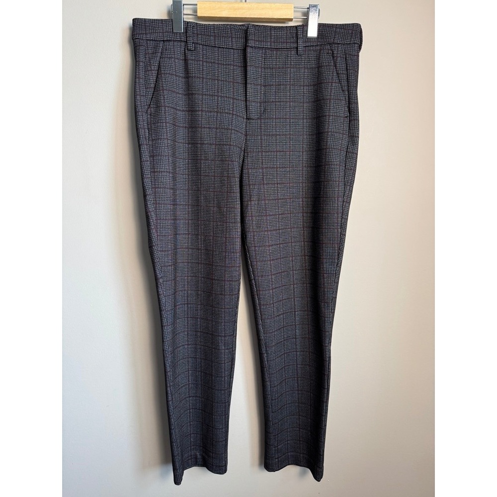 Liverpool Los Angeles Plaid Trousers Womens 12 Dark Academia Career Professional